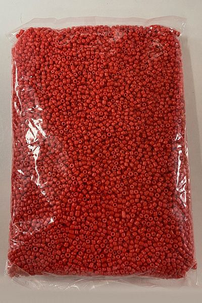 Hayalperest boncuk Vivid Red Sand Beads 3 Mm 500 Gr