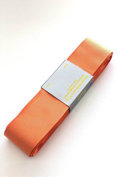 Hayalperest boncuk 4 Cm 10 Mt Panglică Grosgrain Portocalie