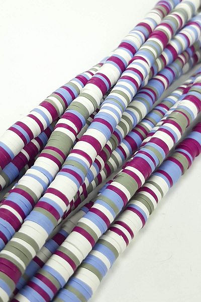Hayalperest boncuk Plum Gray Fimo Dough Bead 6 Mm
