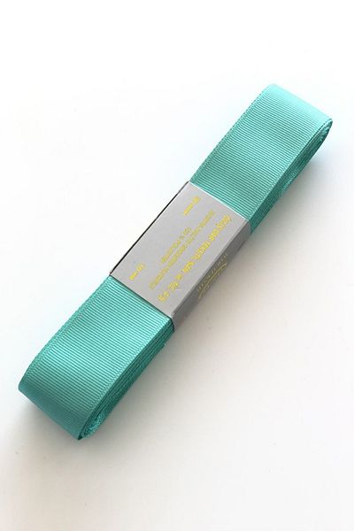 Hayalperest boncuk Panglică Grosgrain Verde Apă Întunecată 3 Cm 10 Mt