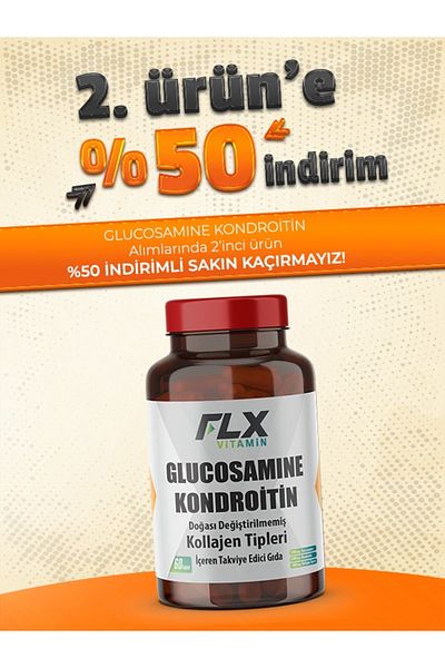 FLX Glucosamine Chondroitin Msm 60 Tablets - Hyaluronic Acid Turmeric