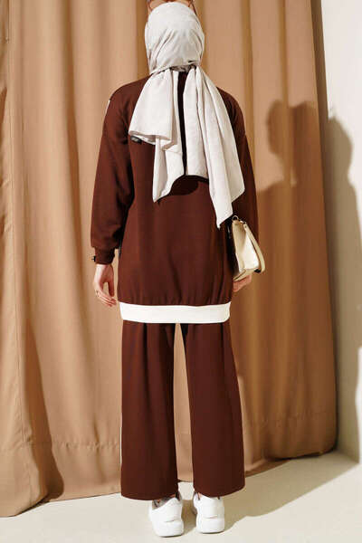 VOLT CLOTHİNG Women's Loyşa Stripe Detailed Double Suit