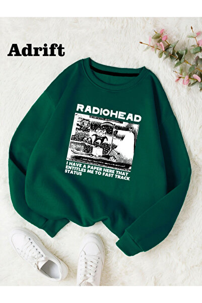 Adrift Radiohead Mole Streetwear Σχεδιασμός τάσης Harajuku/Γοτθικό πράσινο