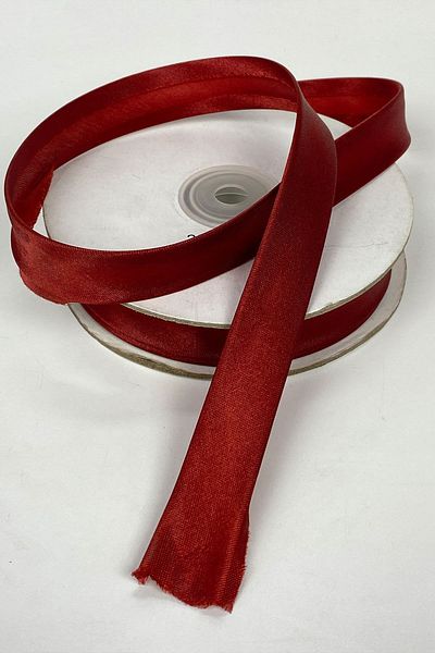 Hayalperest boncuk Σκούρο Κόκκινο Σατέν Πιέτα 2cm 1μ