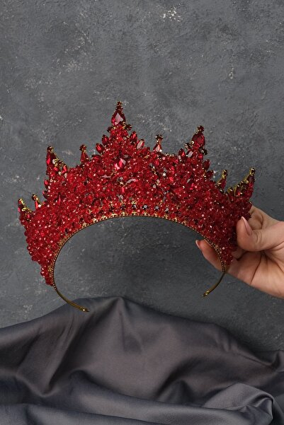 Hayalperest boncuk Coroana de mireasă cu mărgele de înaltă densitate, aur roșu, Paris