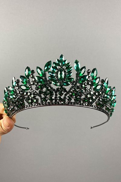 Hayalperest boncuk Danver Stoned Bridal Henna Crown