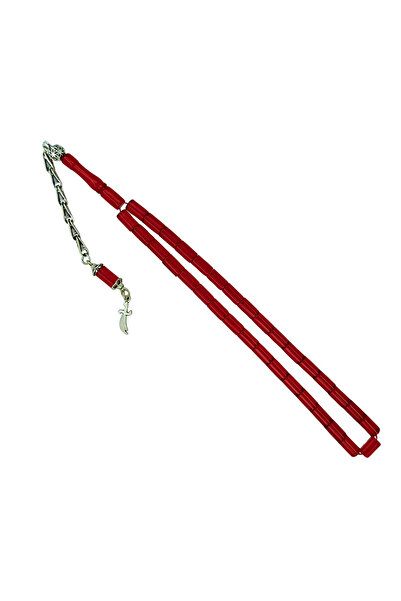 OltutaşıMarket Sıkma Ateş Kehribar Kesme Model Tesbih 5 X 8 mm