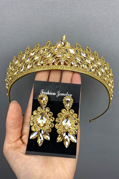 Limelia Coroana și cerceii de henna pentru mireasă Mia