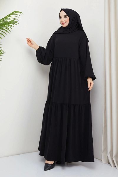SERRA MODA Ισλαμικό φόρεμα Hijab Ferace Loose Cut