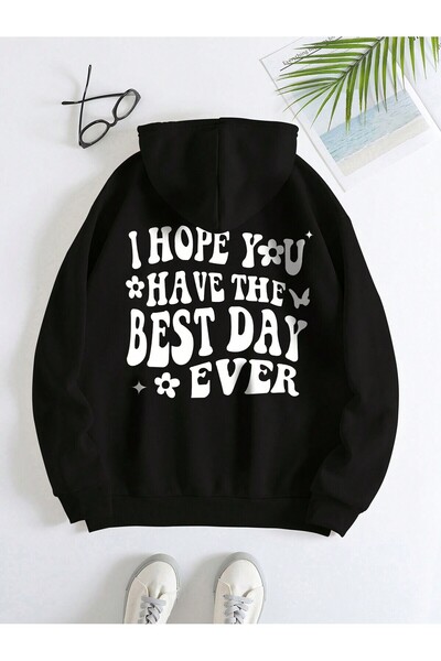 donamod Coke series Slogan Graphic Kangaroo Pocket Drawstring Hanorac căptuși...