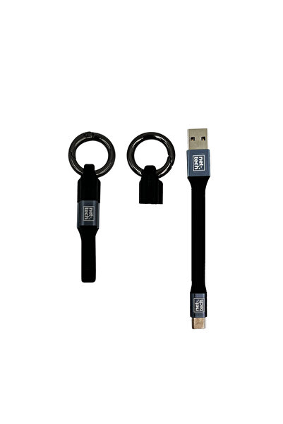 Boğazören ÇOK kısa 3A. Anahtarlık hızlı şarj USB kablosu 20 Cm USB-C To Type-...