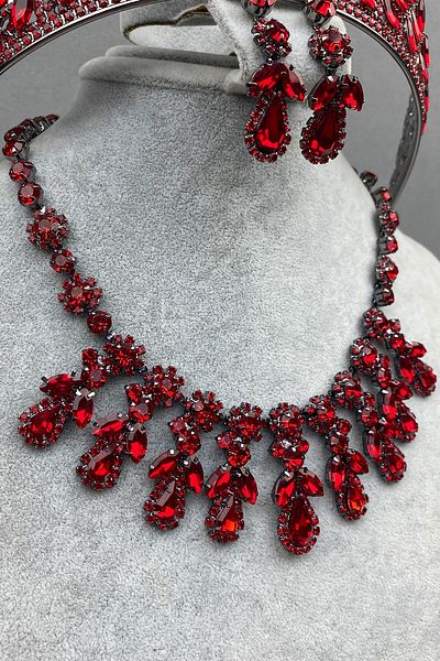 Hayalperest boncuk Set coroană și colier Mia Bridal Henna