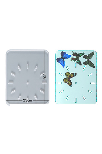 HOBİFLEX EPOKSİ REÇİNE SİLİKON KALIP İTHAL DİKDÖRTGEN SAAT SİLİKON KALIP