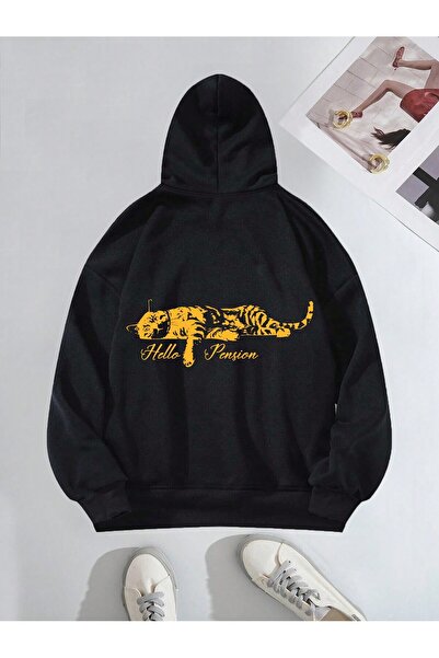 donamod Coke series Slogan Graphic Drop Shoulder Hoodie