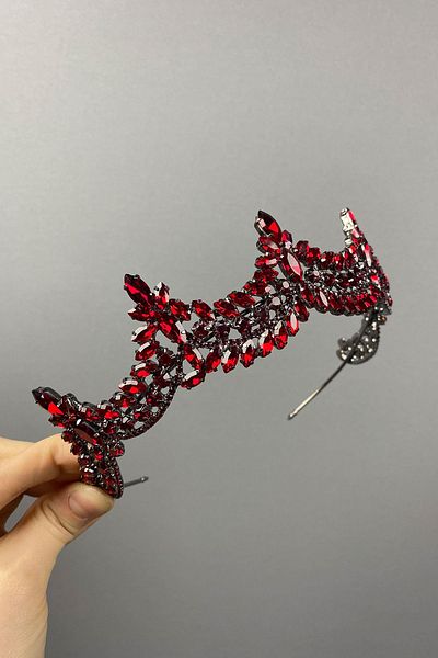 Hayalperest boncuk Coroana de mireasa Henna Venice cu pietre