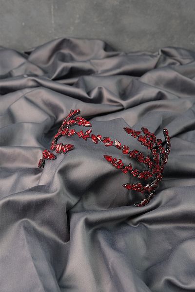Hayalperest boncuk Double Sided Helen Bridal Henna Crown