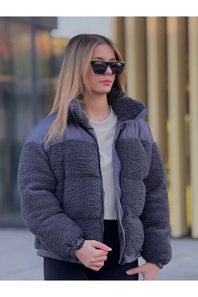 MİS MODA WOMEN'S PLUSH COAT