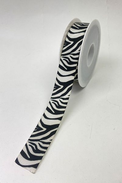 Hayalperest boncuk Κορδέλα Grosgrain με μοτίβο Zebra