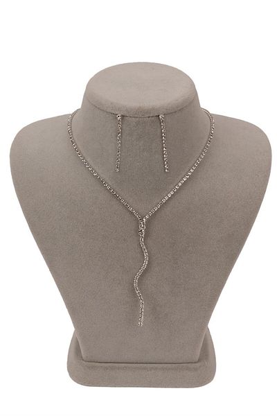 Hayalperest boncuk Set de cercei colier și coroană de mireasă cu frunze subțiri, cu piatră de cristal, elegantă Venus ondulată