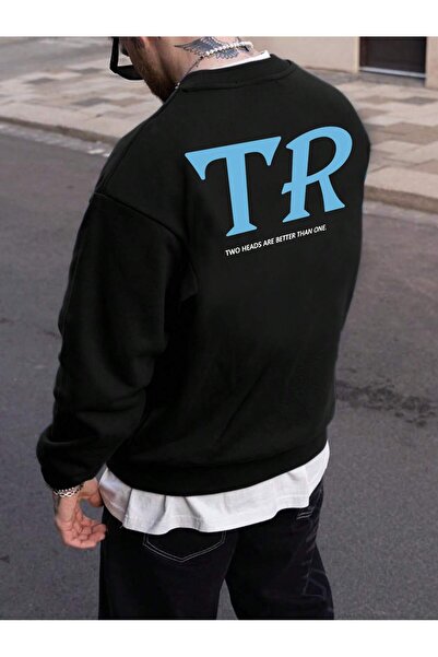 donamod Seria Coko Slogan Graphic Drop Shoulder Swea tricou fără tricou