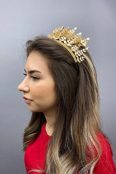 Hayalperest boncuk Coroana de mireasa Henna Model Zümre