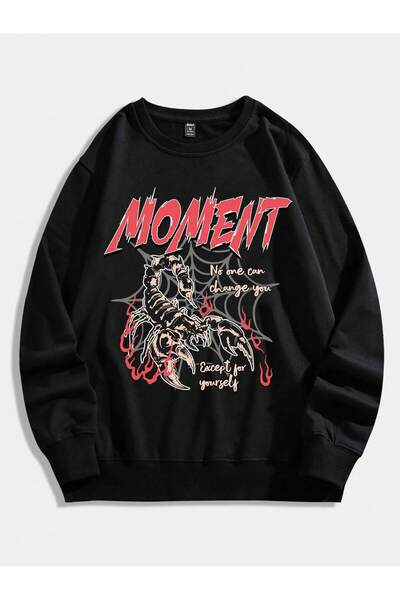 donamod Seria Coko ROMWE Street Life Guys Scorpion Graphic Pullover