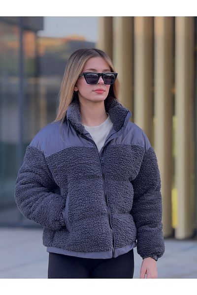 MİS MODA WOMEN'S PLUSH COAT