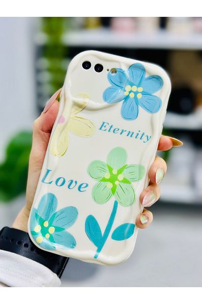 Go Aksesuar حافظة من السيليكون مطبوعة من ETERNITY متوافقة مع هاتف iPhone 7 Plus و8 Plus
