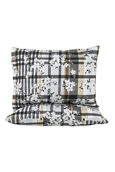 femmhome (40 cm Height) Basic Ranforce Double Fitted Sheet Set 160X200+40 cm