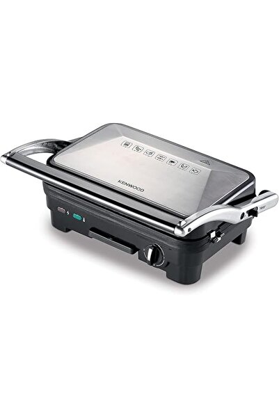 Kenwood شواية صحية HGM50.000SI بقوة 1800 واط، لون أسود/معدني