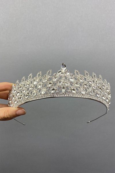 Hayalperest boncuk Coroana de mireasa Mia Henna cu detalii de piatra
