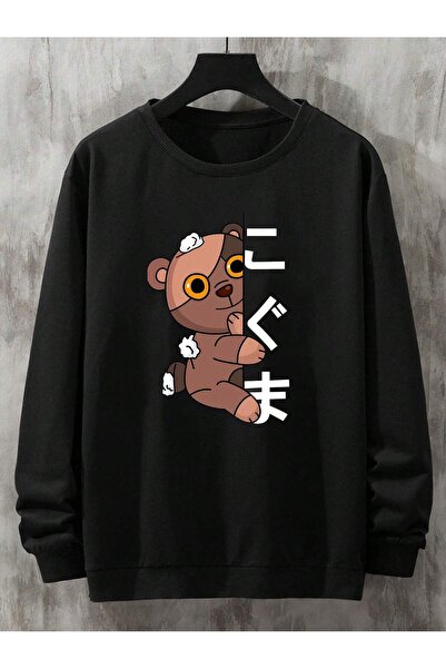 donamod Coko series Manfinity Hypemode Cartoon And Japanese Letter Graphic Sw...