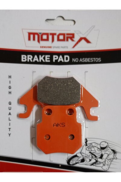 MOTORX Disk Balata Arka Qj Vps 125 / Rks Des 125 / Rks Ltm 125 (TURUNCU)
