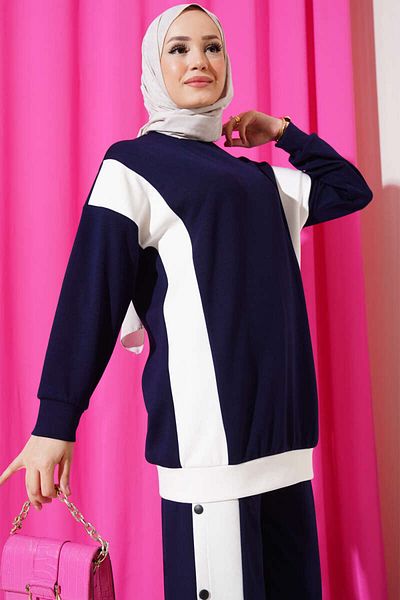 VOLT CLOTHİNG Női Loyşa Stripe részletes dupla öltöny