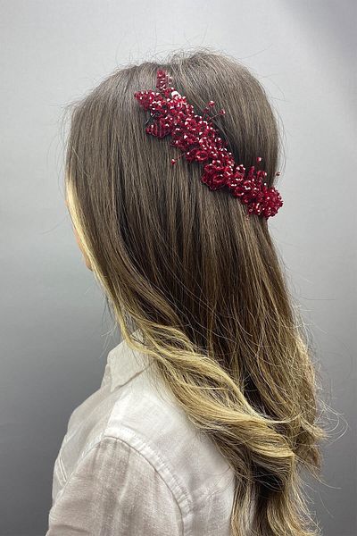 Hayalperest boncuk Accesoriu de păr Sıla Model Bridal Henna