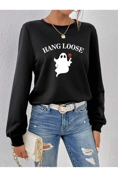 donamod Hanorac cu imprimeu Unity Ghost din seria Coke