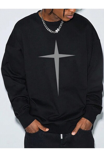 donamod Seria Coko Star Print Swea tricou