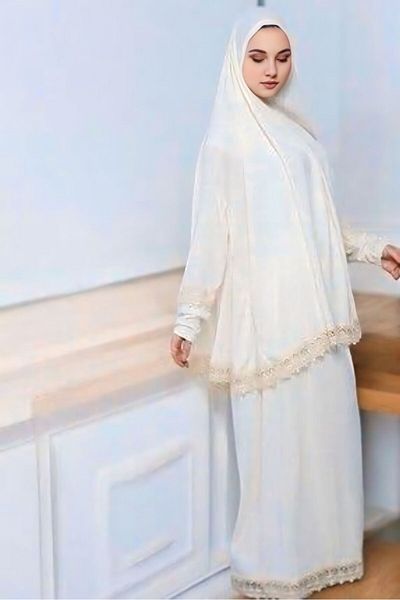 Miss Mercan Double Set Standard Size Bottom Top Hijab Prayer Dress Prayer Dress