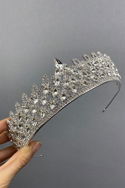 Hayalperest boncuk Coroana de mireasa Mia Henna cu detalii de piatra