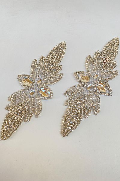 Hayalperest boncuk Diamond Motif Iron-On Stone Sconce