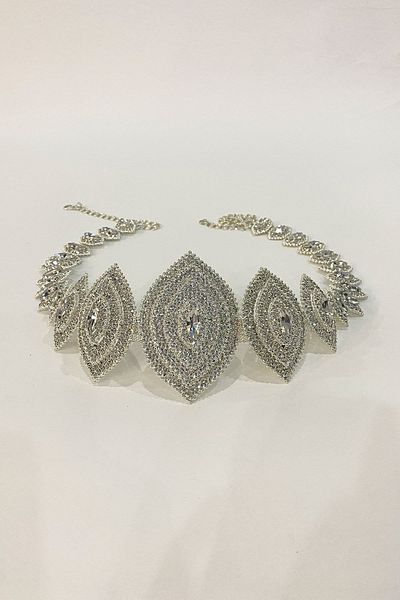 Hayalperest boncuk Rochie de seara Centura de piatra cu motiv diamant