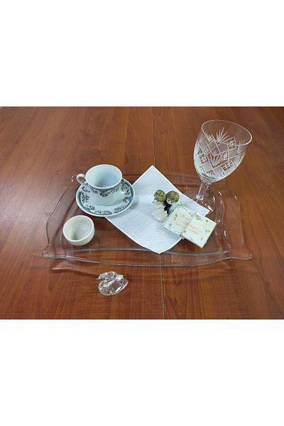 NAKIŞ ATÖLYESİ Square Ecru Edge Etamine Processable 6 Pieces Party Cocktail Coffee Side Presentation Napkin
