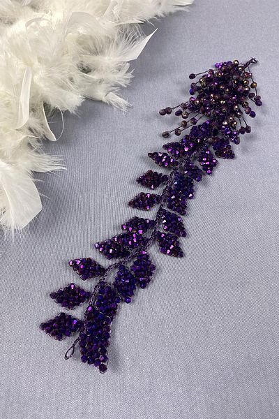 Hayalperest boncuk Crystal Beaded Iliz Bridal Hair and Turban Accessory