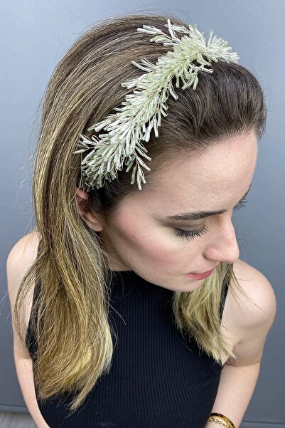 Hayalperest boncuk Accesoriu pentru păr de mireasă cu mărgele Halex - elegant și confortabil