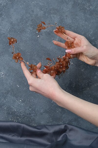 Hayalperest boncuk Στέμμα χέννας νύφης Μίλα - Μοτίβο με κλαδί λουλουδιών