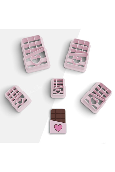 brocutters قالب قطع على شكل شوكولاتة من طين البوليمر - قالب مجوهرات وأقراط من...