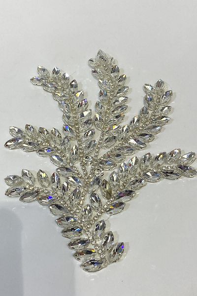 Hayalperest boncuk Shuttle Stone Silver Evening Dress Accessory - Piece Sconce