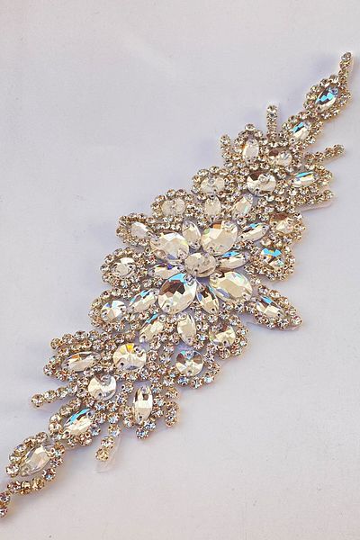 Hayalperest boncuk Diamond Motif Iron-On Stone Sconce
