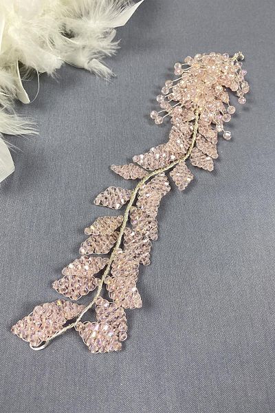 Hayalperest boncuk Iliz Bridal Crystal Bead Hair and Turban Accessory