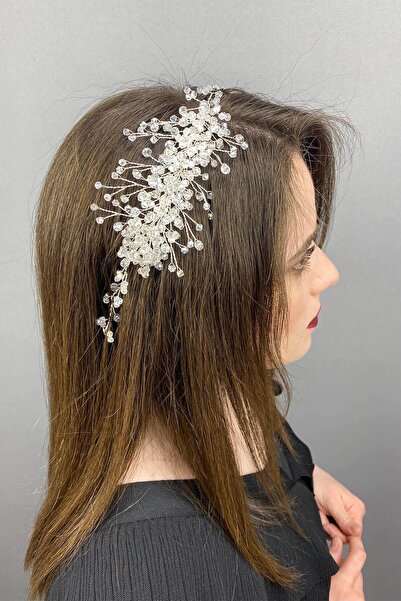 Hayalperest boncuk Στέμμα νύφης και αξεσουάρ μαλλιών Deren